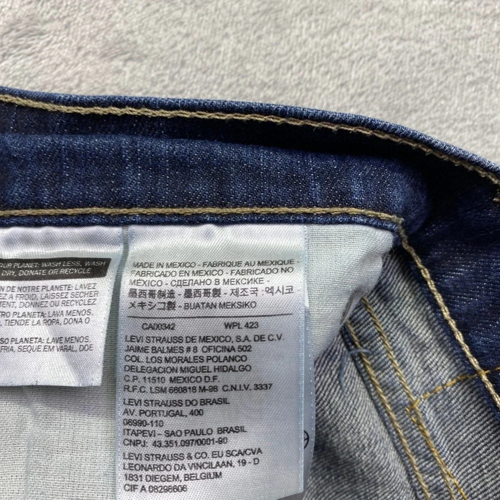 Levis 511 Slim Fit Jeans Mens Sz 32 Fits 30